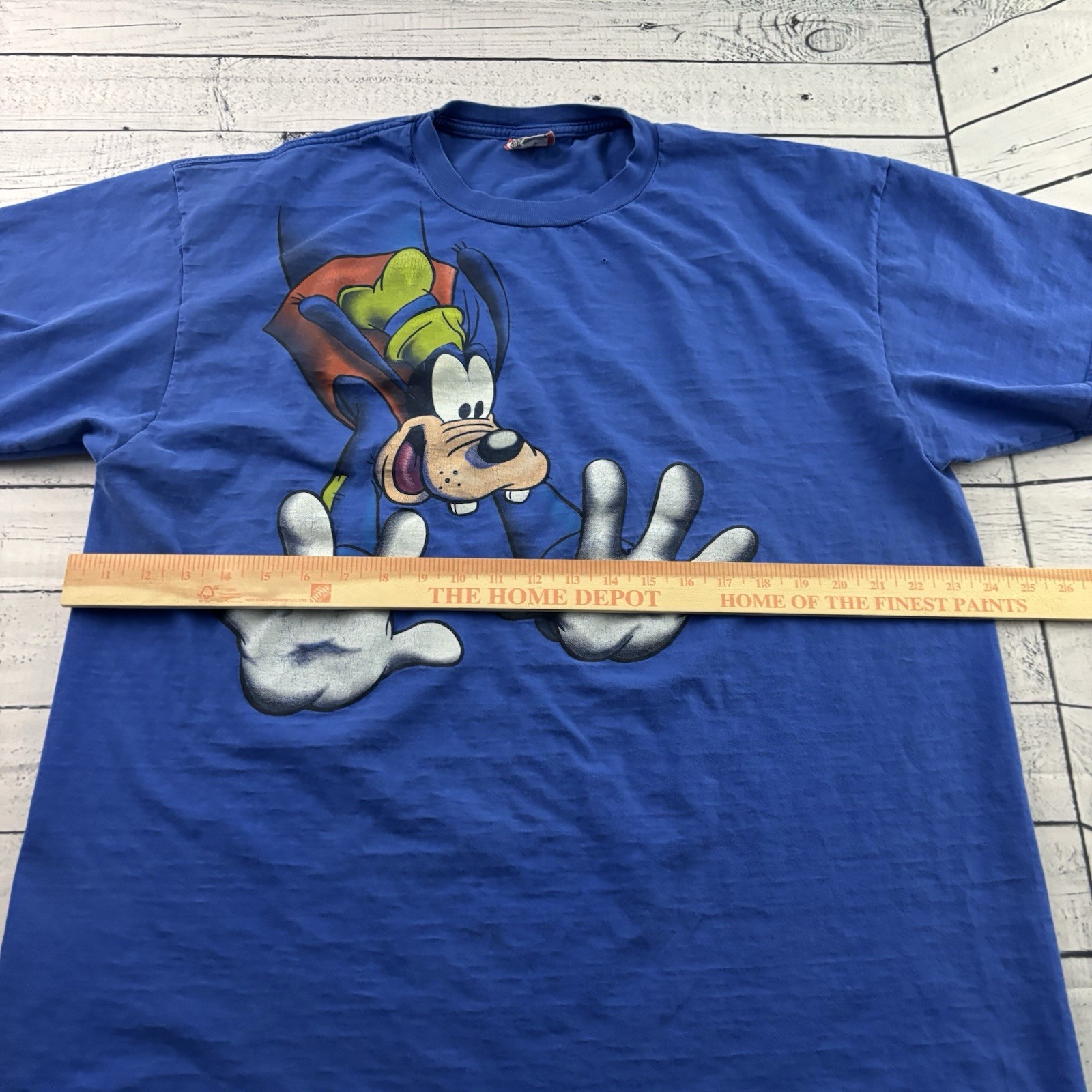 Vintage Disney Designs Goofy Short Sleeve T Shirt Men's OSFA Blue gallery