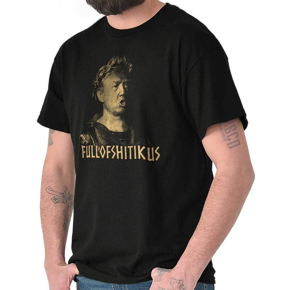 Full Of S**ttikus Donald Trump President USA Adult Short Sleeve Crewneck Tee gallery