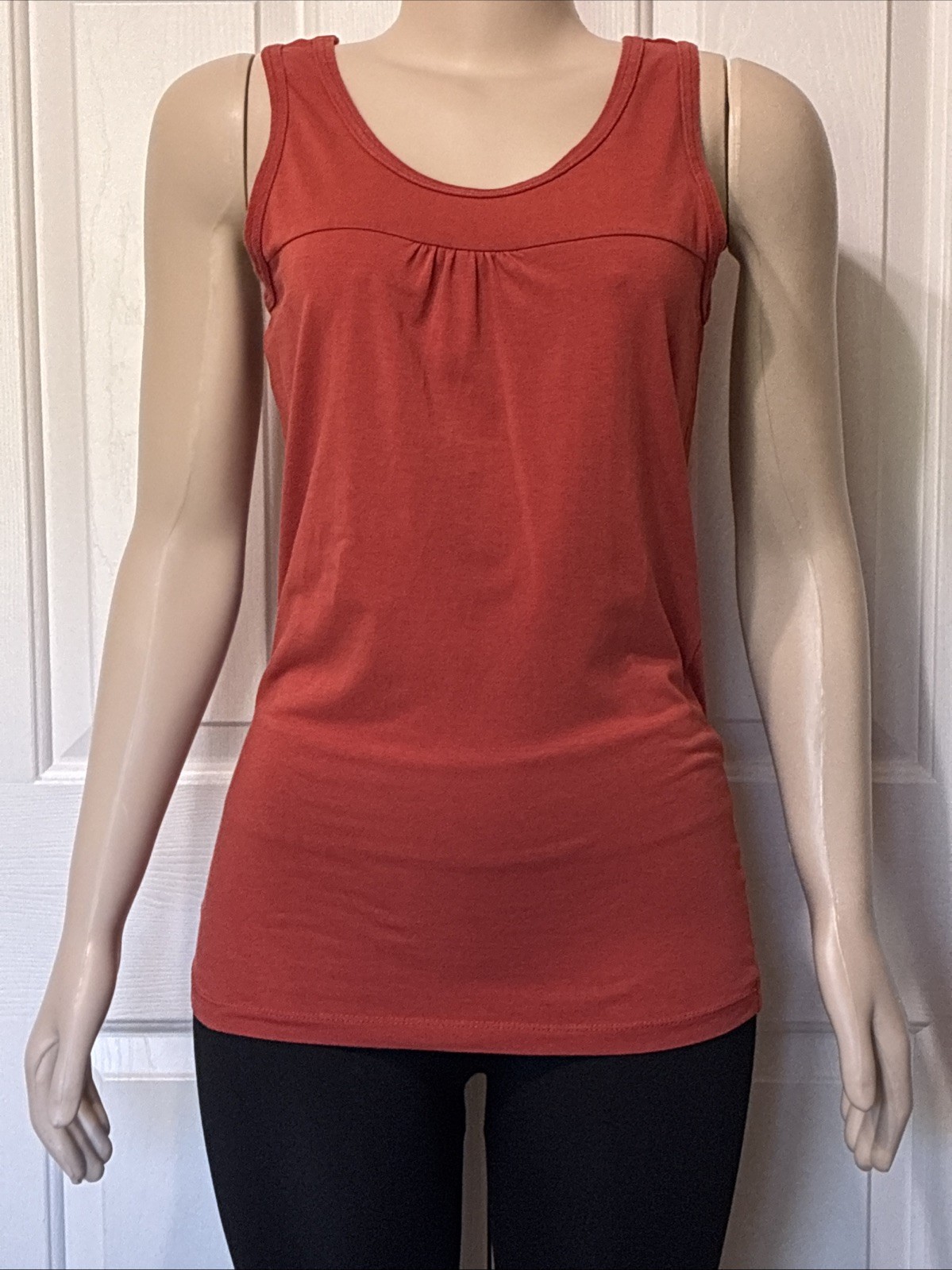 Spiegel Burnt Orange Scoop Neck Sleeveless Tank Top Size Medium gallery