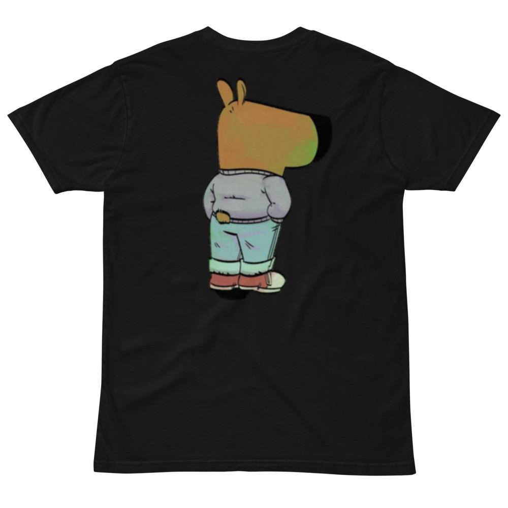 Chill Guy Meme Front and Back Graphic Tee T-shirt 100% Cotton gallery
