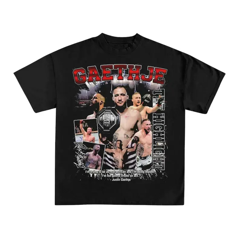 Justin Gaethje Freedom 250 Graphic T Shirt, Champion Sports Streetwear gallery