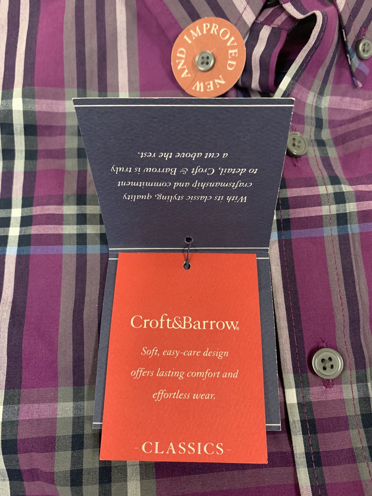 Croft & Barrow Easy Care Woven Shirt gallery