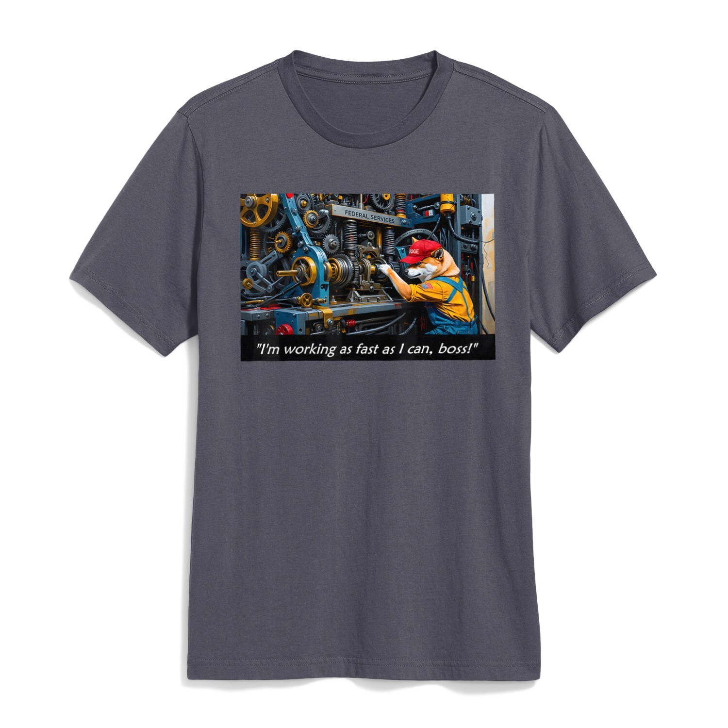 Adjusting the Machine T-Shirt gallery