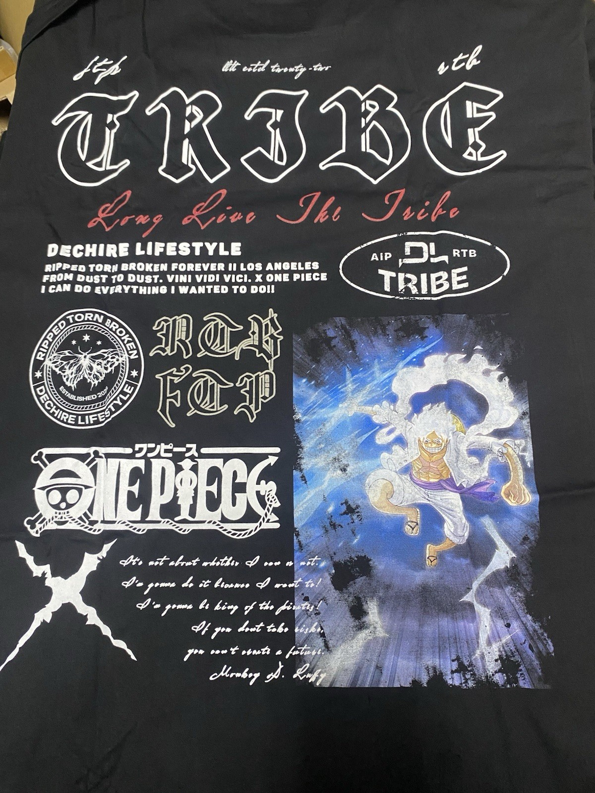 Dechire One Piece Monkey D Luffy T Shirt Men's Large NWT gallery