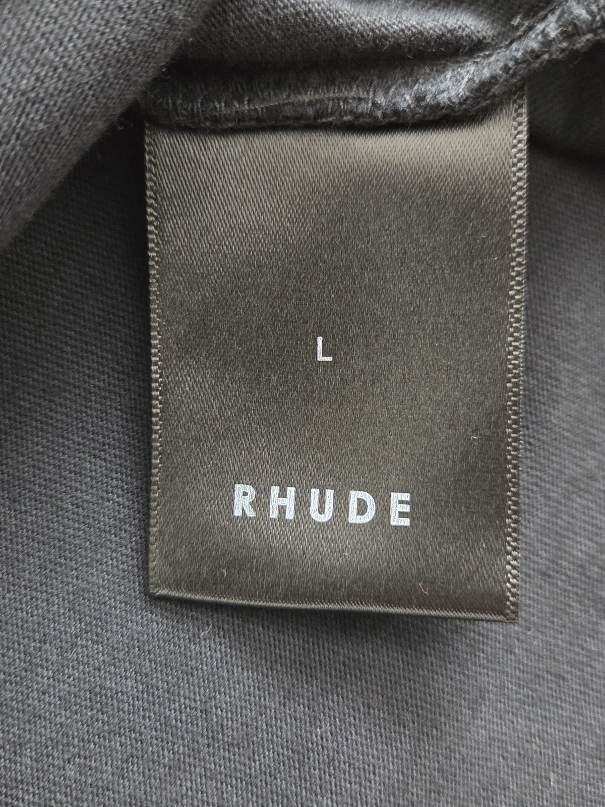 Rhude Flag Tee Vintage Black Sz Large gallery