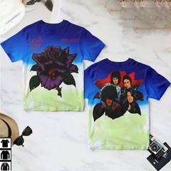 Thin Lizzy Black Rose Studio Album Cover 3D Shirt BL873
