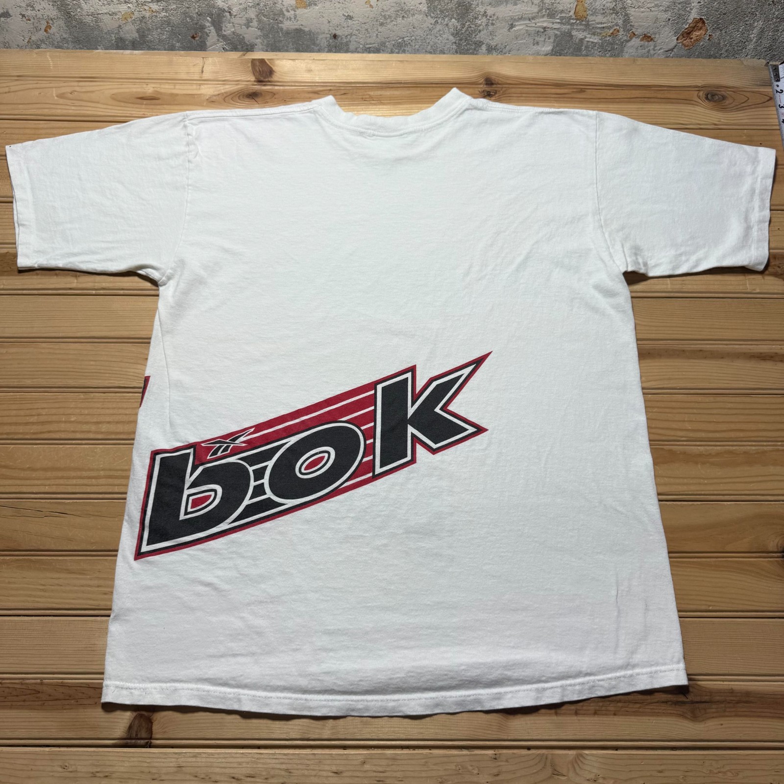 Vintage 90s Reebok Big Logo Spellout Streetwear Skater Single Stitch Shirt - XL gallery