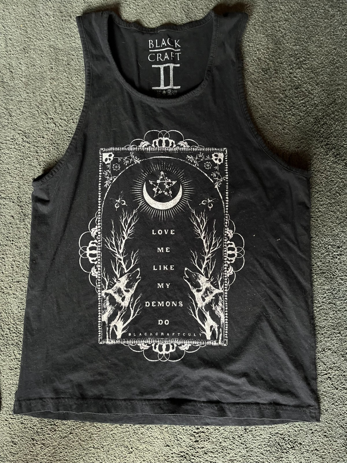 BLACKCRAFT Cult Muscle Shirts (3) Sz. Med. Gothic Devil Clothing Video Games gallery