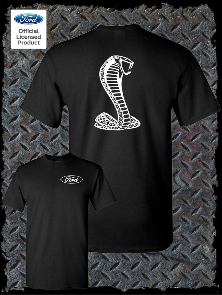 Licensed Ford / Shelby Cobra Logo T-Shirt – Official Product Mustang GT500