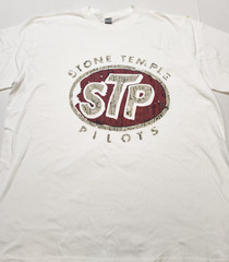 Stone Temple Pilots STP White Digiprint Apparel Premium T-Shirt 2XL