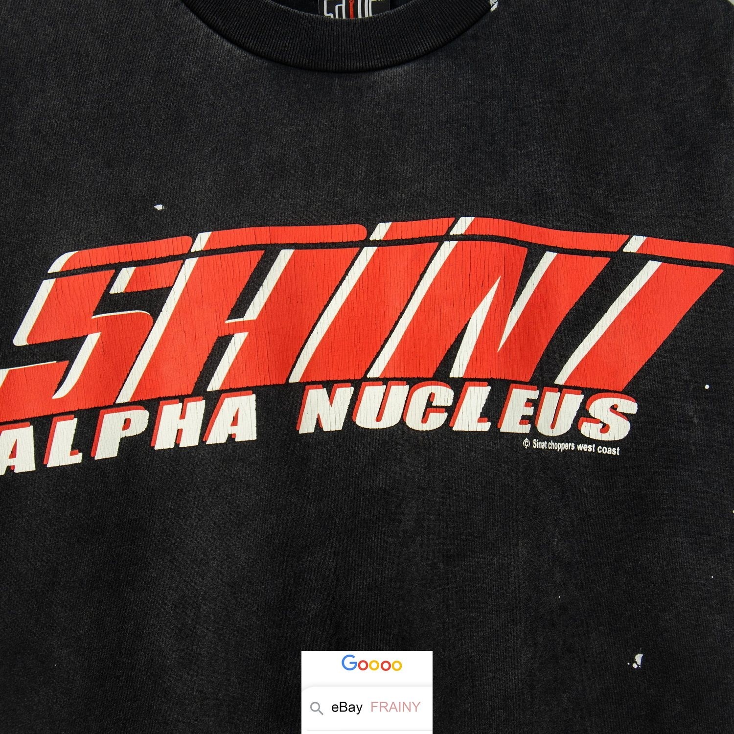 HIGH STREET SAINT VINTAGE SHORT T SHIRT FOR MEN WOMEN SUMMER COTTON BLACK TOP gallery