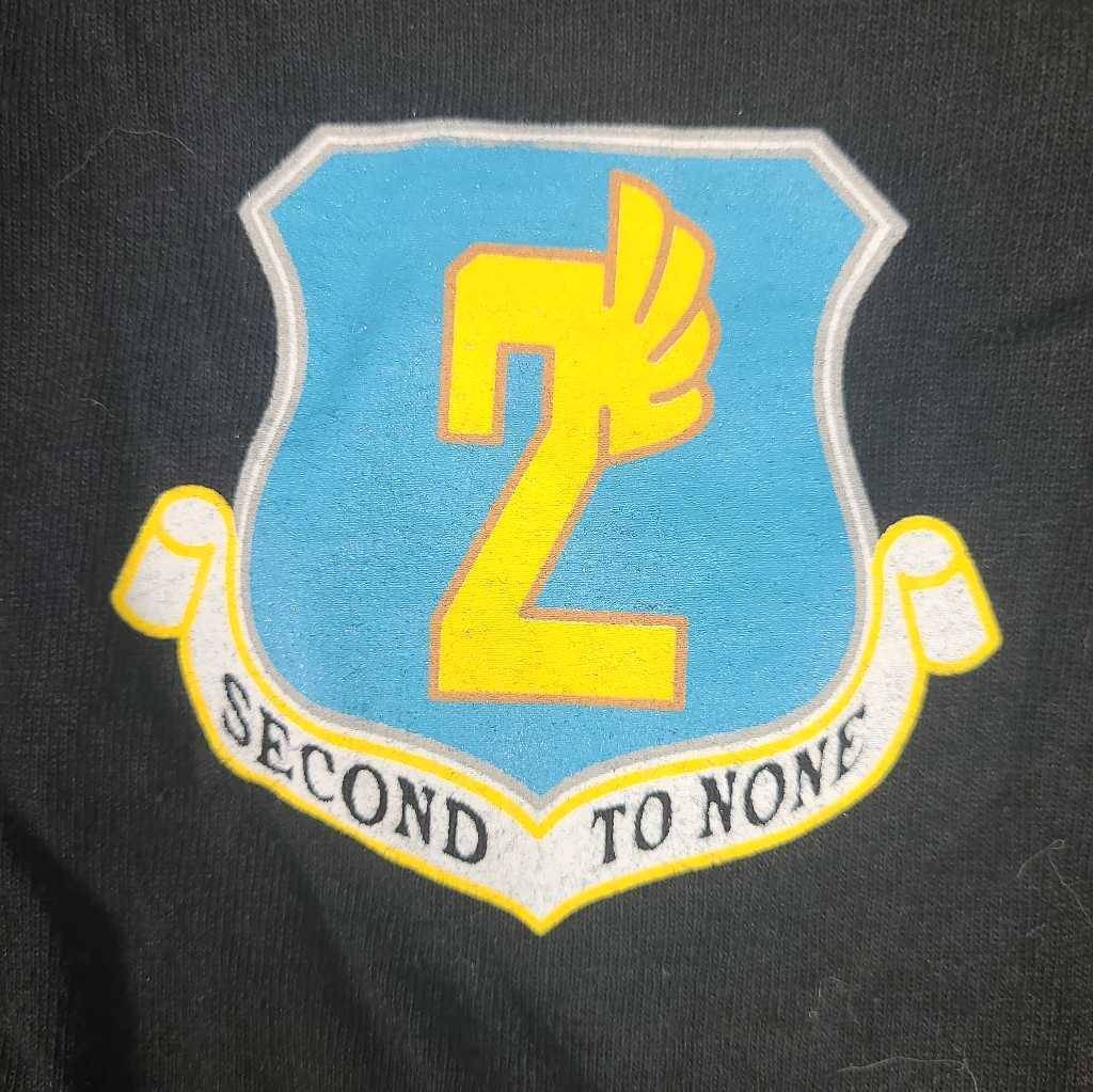 Second To None Hanes Custom Ink Mens Graphic T-Shirt Black 100% Cotton Crew L gallery