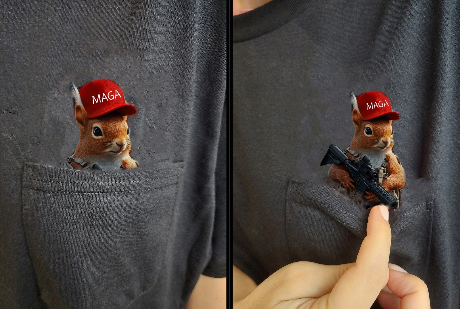 Justice for Peanut Shirt, Save Squirrel Gift, Squirrel Lover, Trump MAGA T-shirt gallery