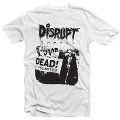 NEW Disrupt Band Unrest Short Sleeve Cotton White S-5XL T Shirt EN15