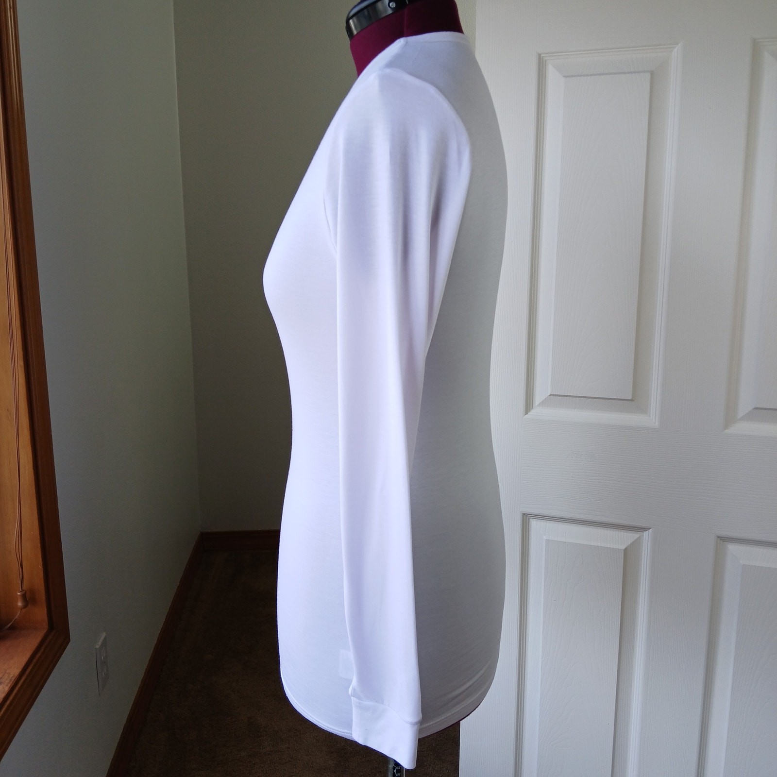 32 Degrees Heat Long Sleeve T-shirt Men's Small white warm base-layers gallery