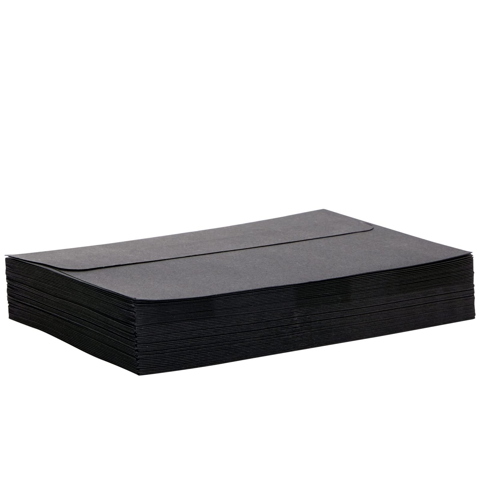 A6 Black Envelopes with Gold Foil – 4.25 x 6.25 In, 50-Pack – Size: A4,