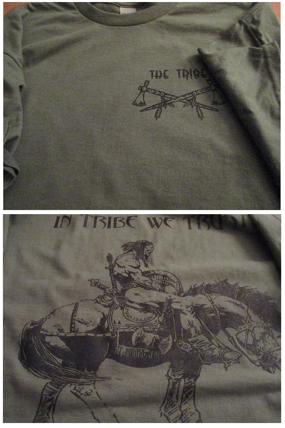 TACDEVRON2 Navy SEAL/s The Tribe Red Squadron "In Tribe We Trust" T-Shirt XL gallery