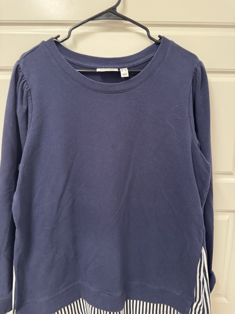 Marc Anthony Luxury Crew Neck Short Sleeve T-Shirt 3 Snap Button Medium A2