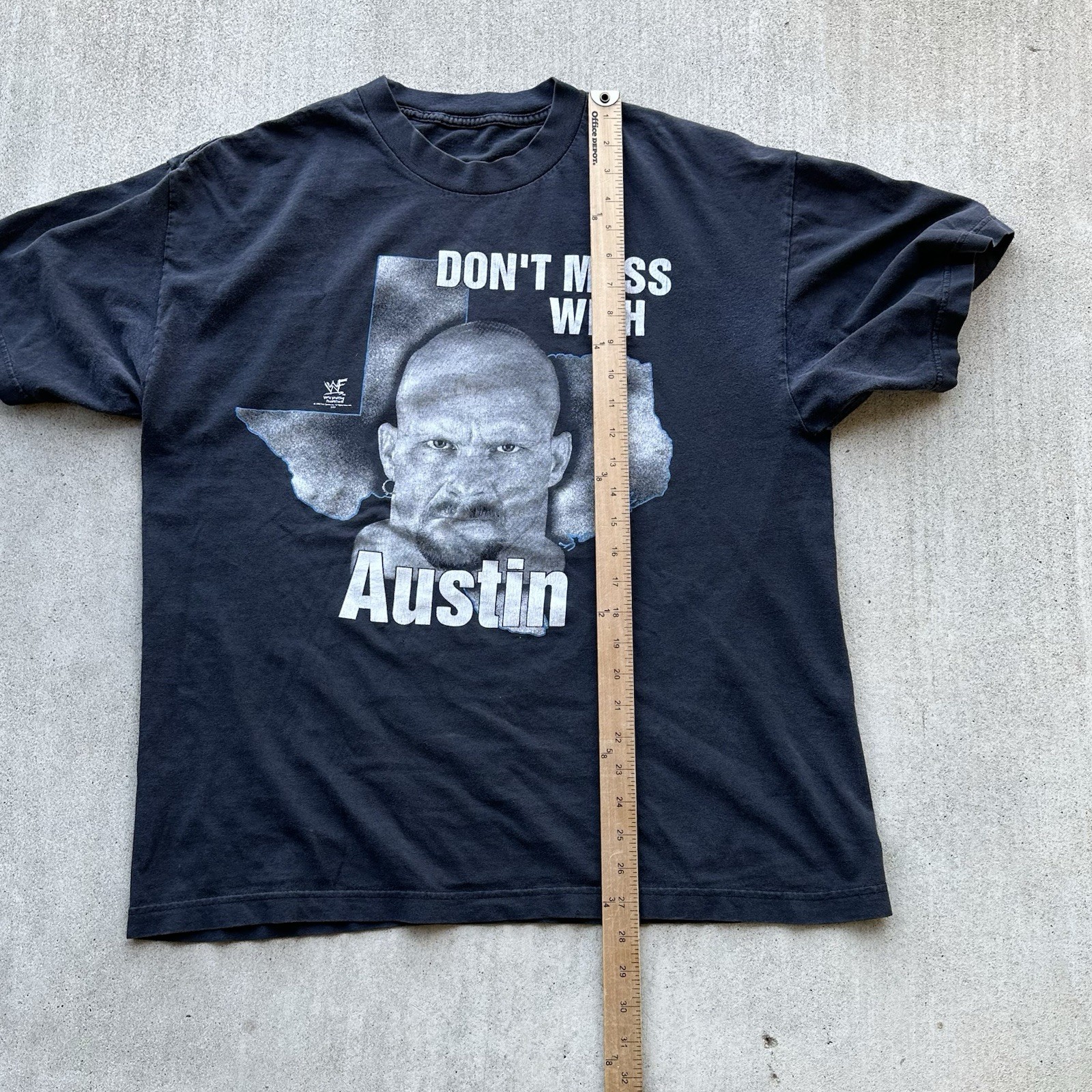 Vintage Stone Cold Steve Austin Tee 90s WWE Wrestling Large gallery