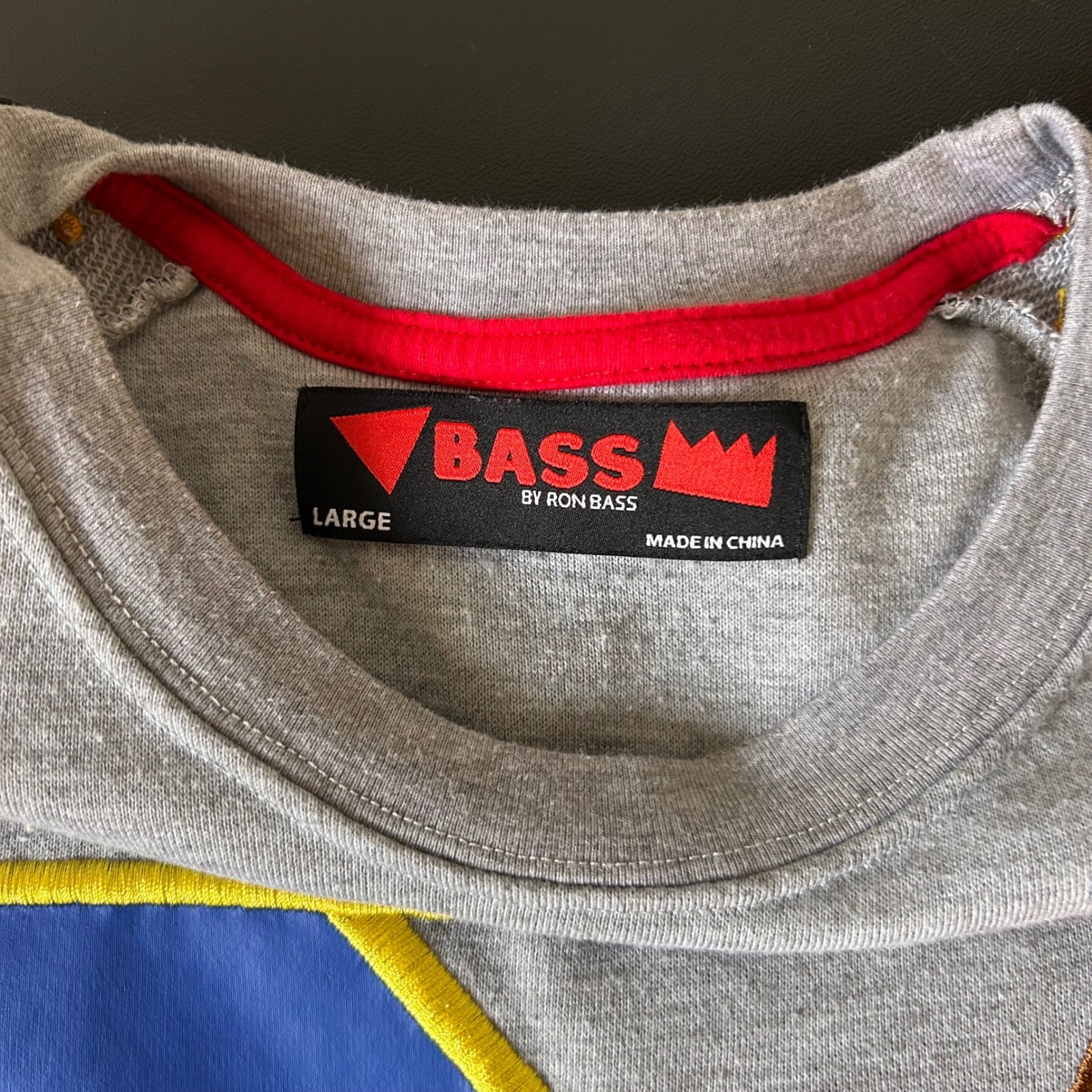 Vintage 90's Ron Bass 84 Bass Double Sided Hip Hop Rap T Shirt Gray Large gallery