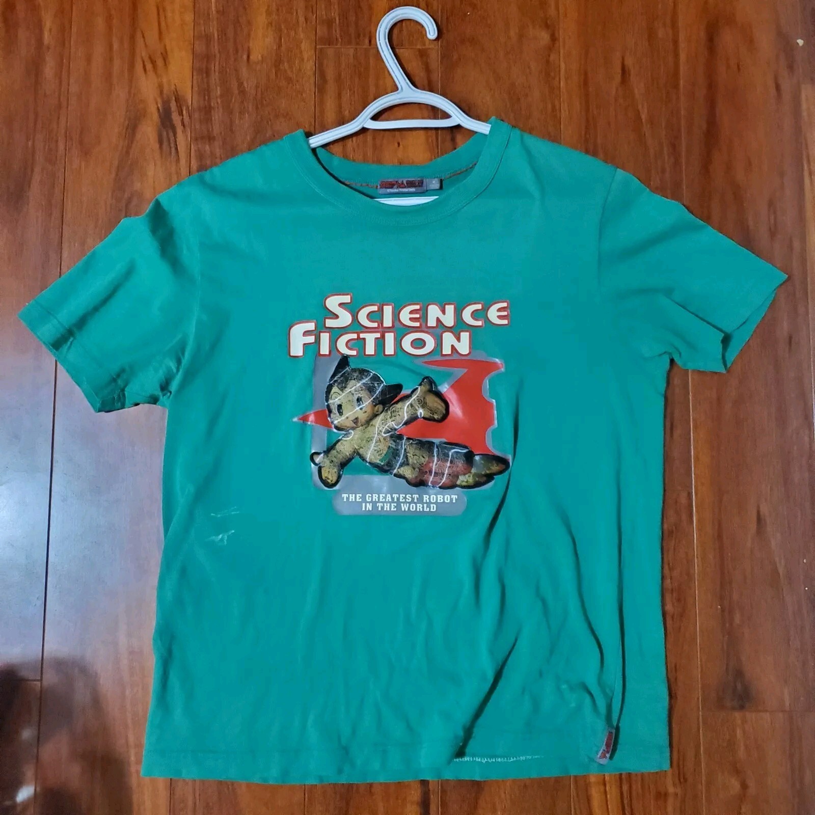 Vintage Astro Boy Mighty Atom 3D Hologram Shirt [Size M] Tezuka Productions 2003