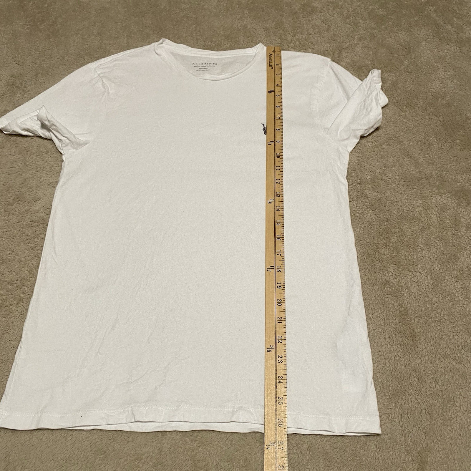 AllSaints Brace T-Shirts Mens M Short Sleeve Crewneck Cotton Ramskull Set of 3 gallery
