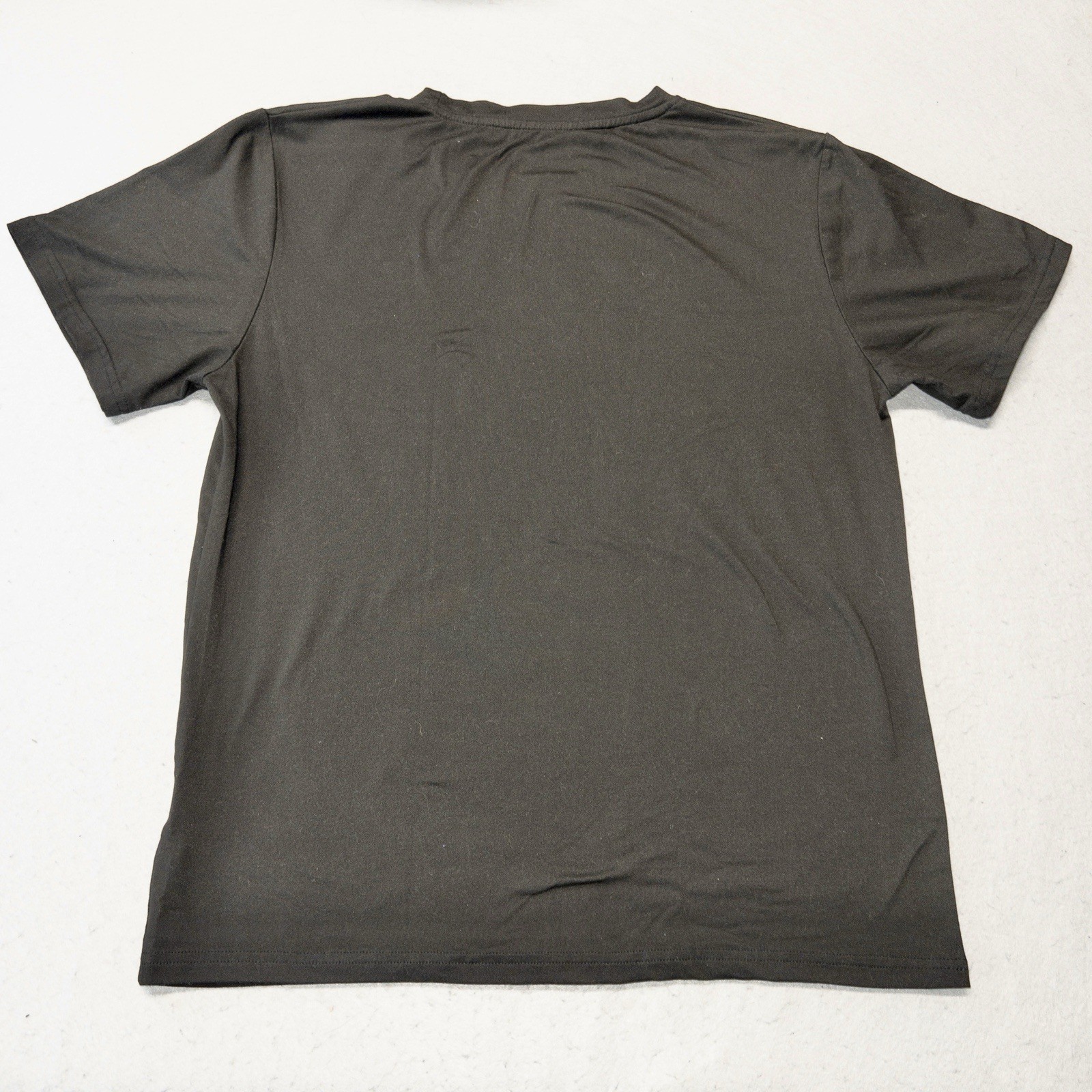 Paris Mens Black Spell Out T Shirt Medium White Text Minimalist Fashion gallery