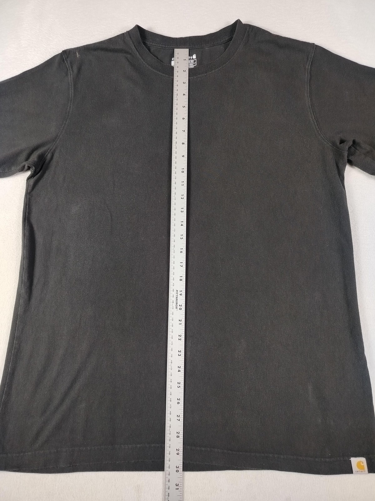 Carhartt Shirt Mens Large Tall Black Relaxed Fit Workwear Durable Heavy Duty gallery
