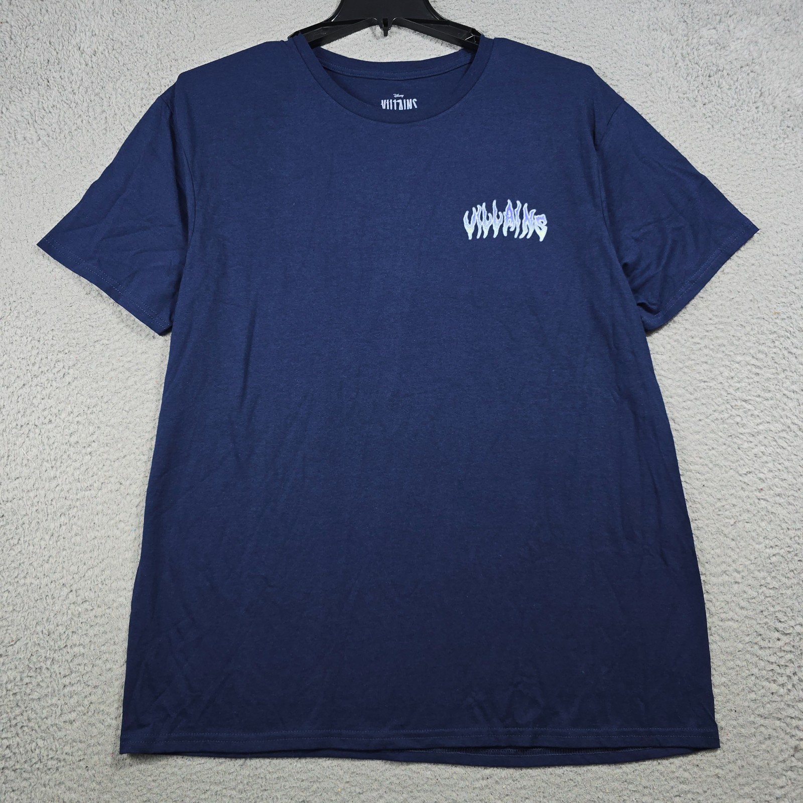 DISNEY VILLAINS SHIRT Mens XL BLUE ANIMATION CASUAL Distressed Retro NWT gallery
