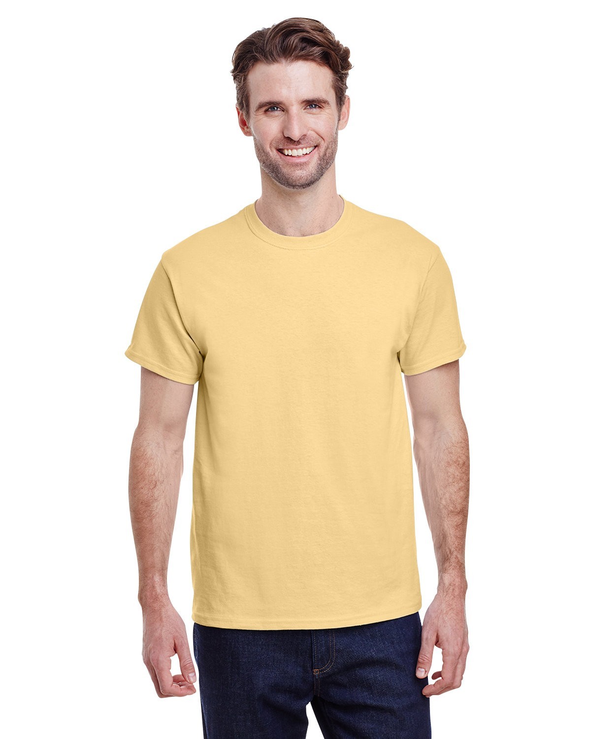 Gildan G500 Adult Solid Heavy Cotton Tee Plain Blank Casual T-Shirt gallery