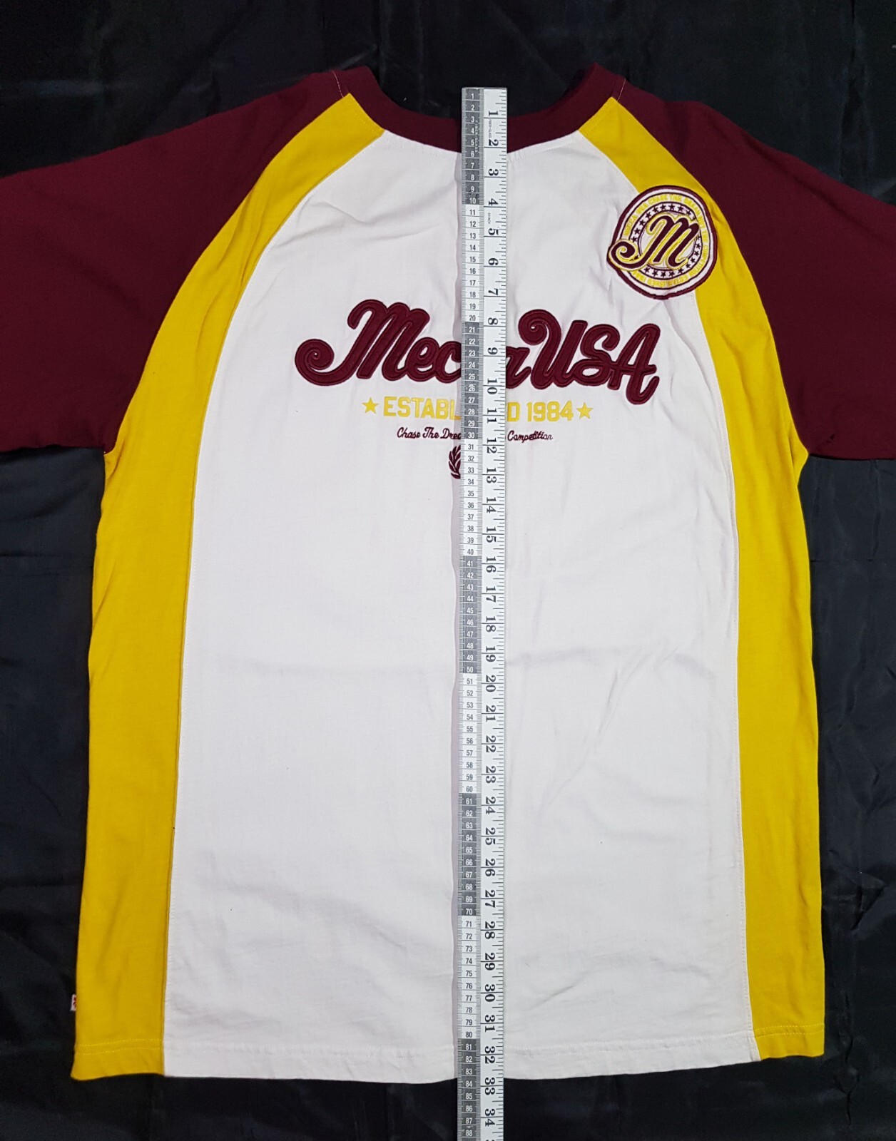 VINTAGE MECCA USA SIZE XXL 2XL MENS COTTON EMBROIDERED T-SHIRT HIP HOP 90s Y2K gallery