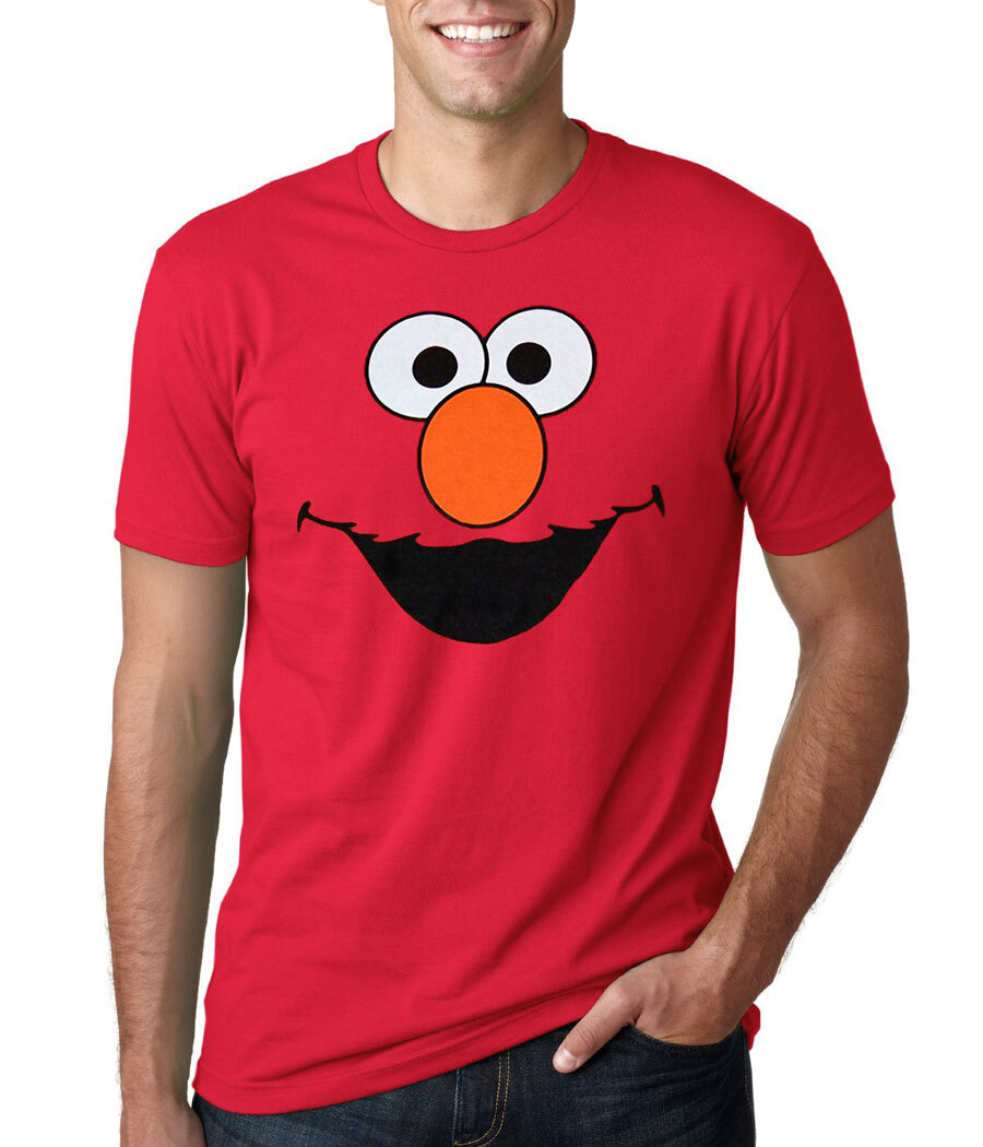 Sesame Street Elmo Face Adult T-Shirt gallery