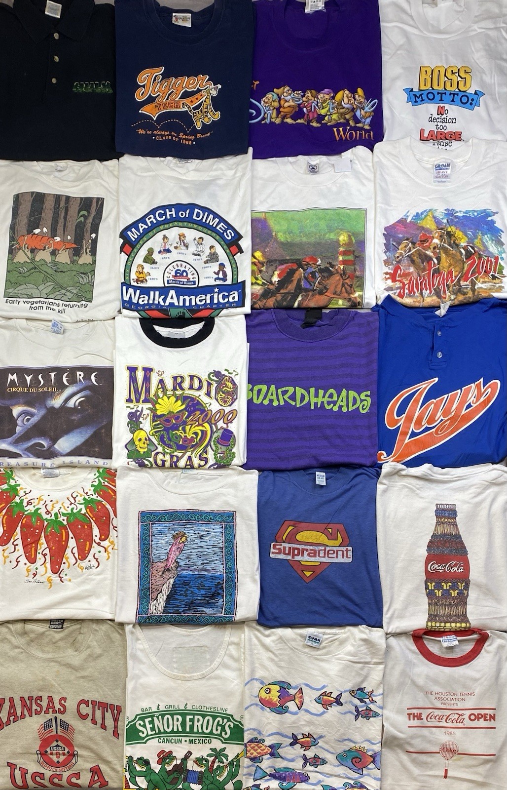 Vintage 80s 90s Graphic shirts Promo Funny Cartoons Sport Destinations Lot Of 20 gallery