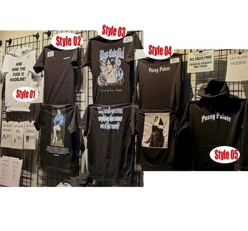 Lily Allen Philly 2026 West End Girl Tour Merch T-Shirt or Hoodie Reprint