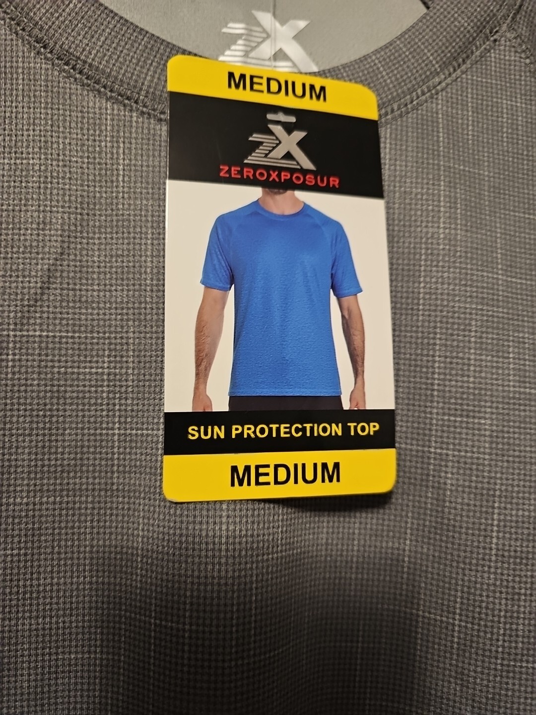 Zeroxposur Mens Sun Protection T Shirt Gray Size Medium gallery