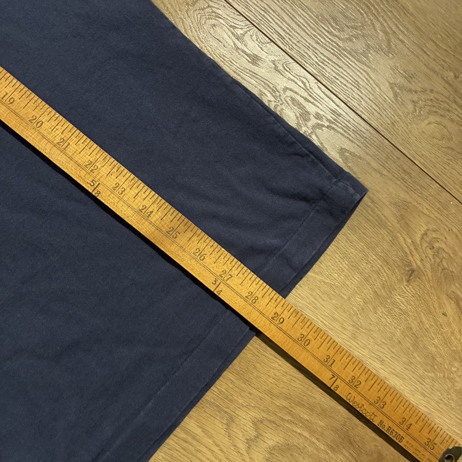 Dehen 1920 Heavy Duty Tee M T Shirt Made In USA Blue Fade Knitting Co Portland gallery