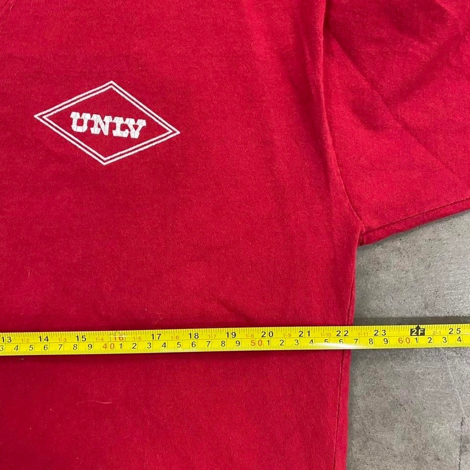 Vintage 90s UNLV Runnin Rebels Button Up Baseball Jersey Galt Sand Size XL gallery