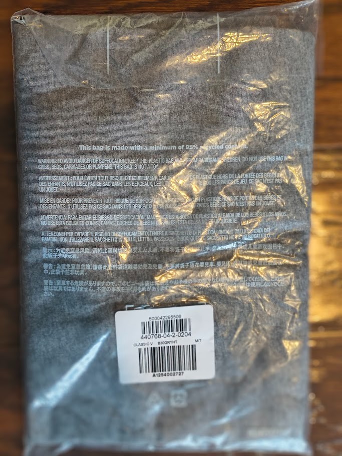 Gap Classic V-Neck Men's Size M Tall Medium Heather Grey T-Shirt NWT gallery