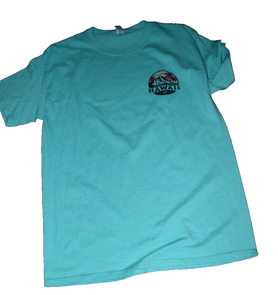 Jerzees Brand-Dri-Power-T-Shirt-Logo HAWAII-Spearmint Green-50Cotton/50Poly. gallery