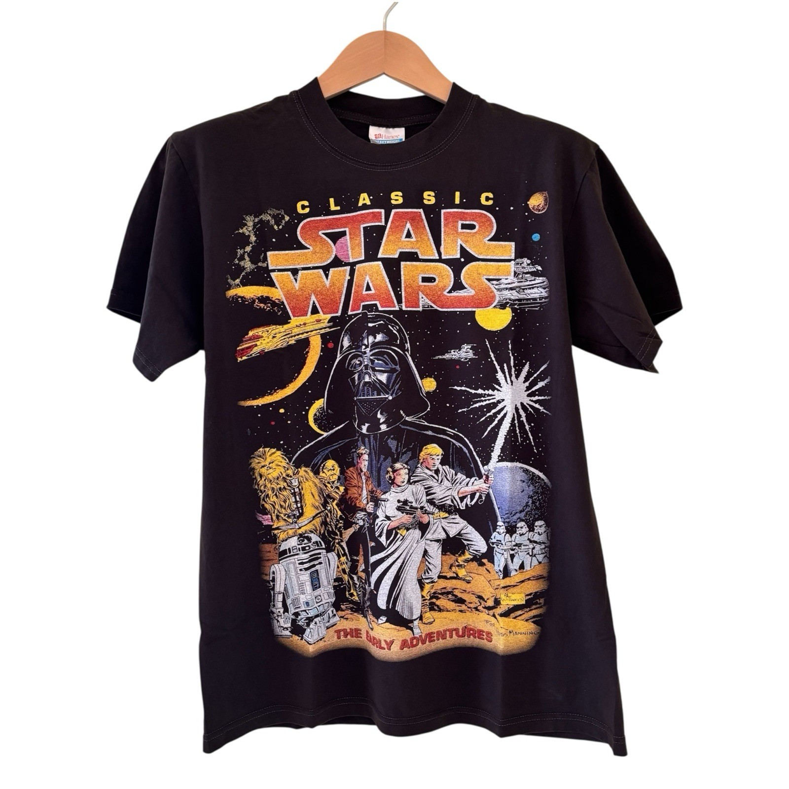 Vintage Star Wars Classic Rebels Darth Vader Modern T-Shirt REPRINT Size Large gallery