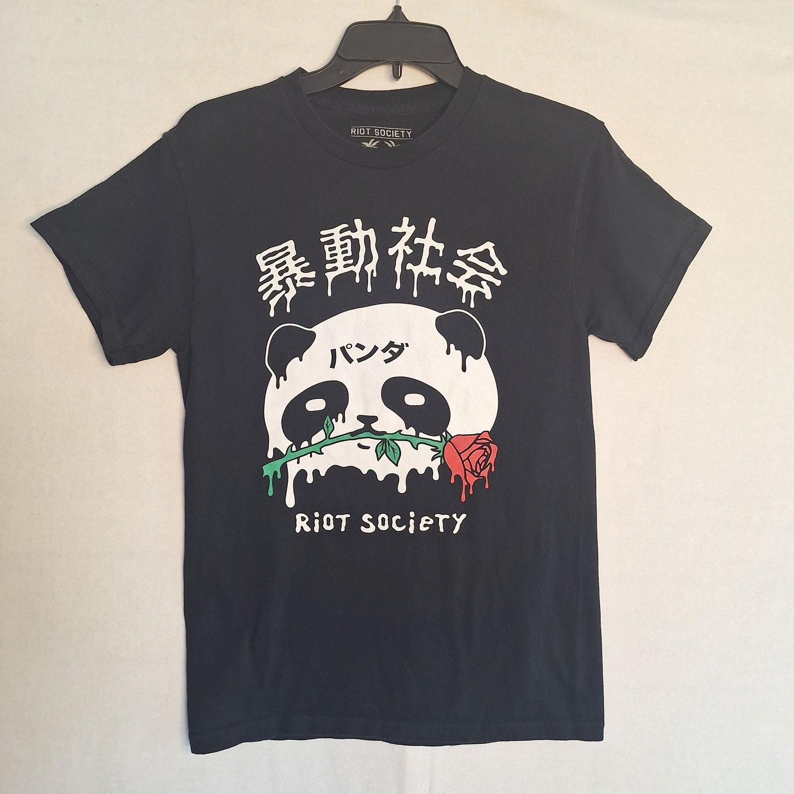Riot Society Mens Sz S Panda Collection Shirt !00% Cotton USA Made Street Wear gallery