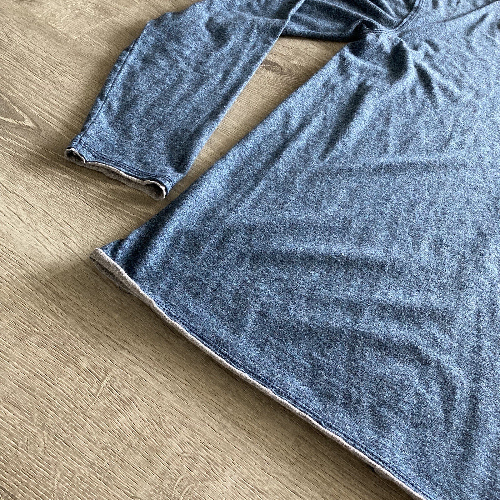 Outpost Makers Heathered Shirt Mens Large Long Sleeve Blue Preppy Buckle Pocket gallery
