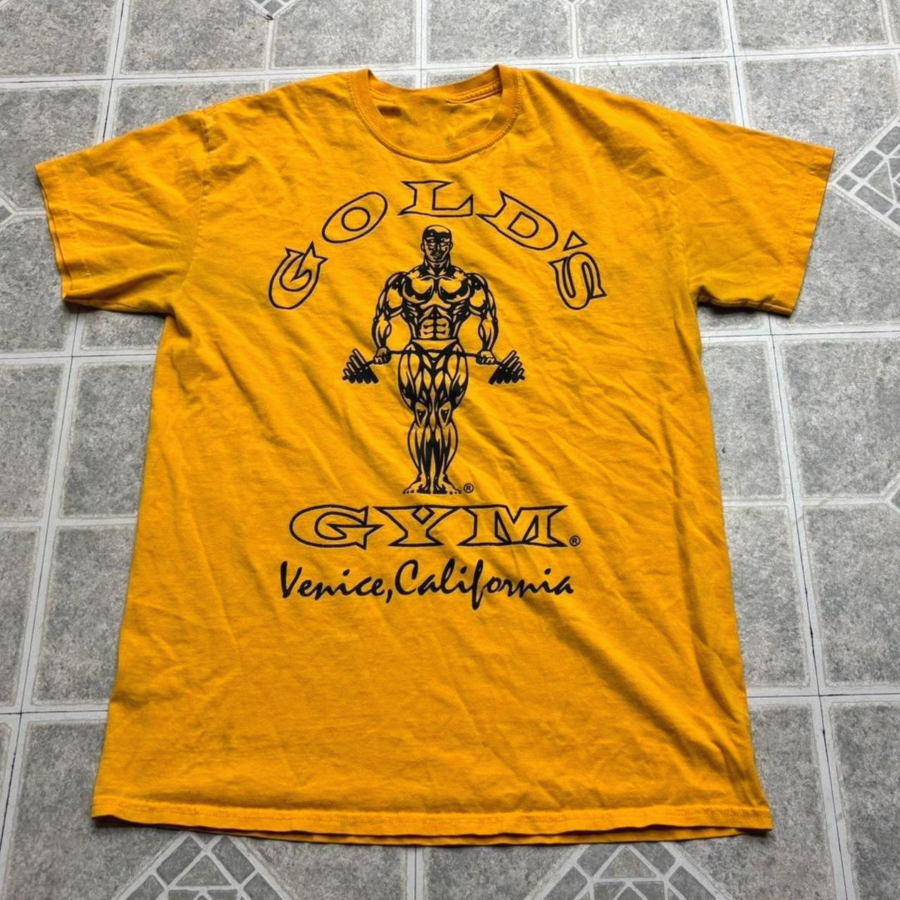Vintage Gold’s Gym Venice T-Shirt Workout Fitness Tee S-5XL gallery