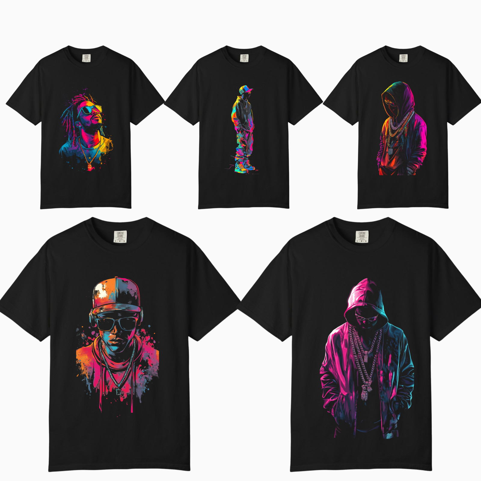 Make Money, Angel Graphic Tee, Comfort Colors T Shirt, Unisex Streetwear Tee gallery