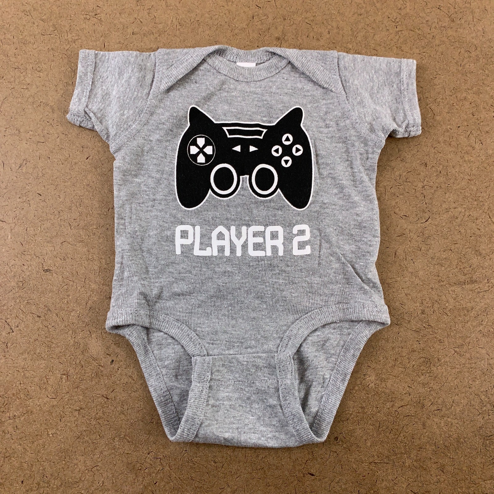 Adult Large & Newborn Gaming Player One Player Two T-Shirt & Bodysuit Set New gallery