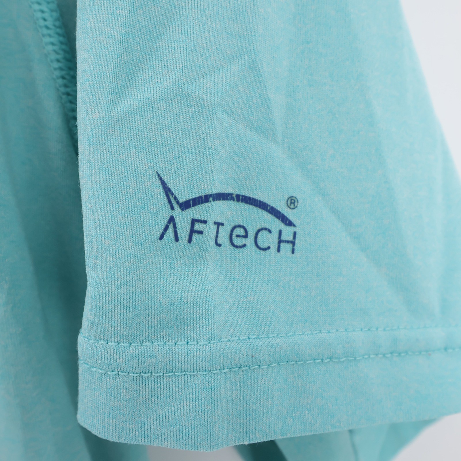 AFTCO AFTECH Performance Graphic T-Shirt Light Blue Mens XXL gallery