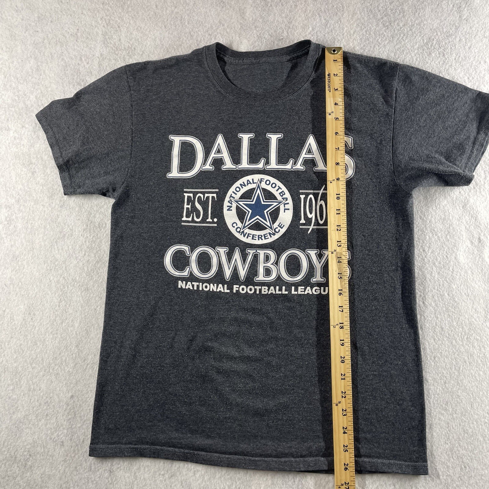 Dallas Cowboys Team Apparel T-Shirt Blue 1960 Graphic Logo Men’s Sz M Authentic gallery