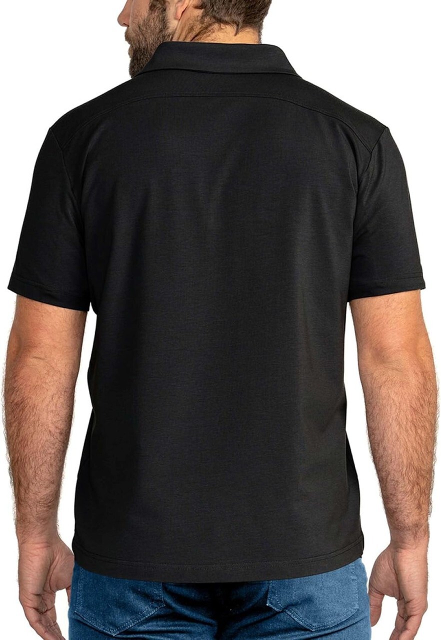 Ejis Men's Regular Black Polo Shirt gallery