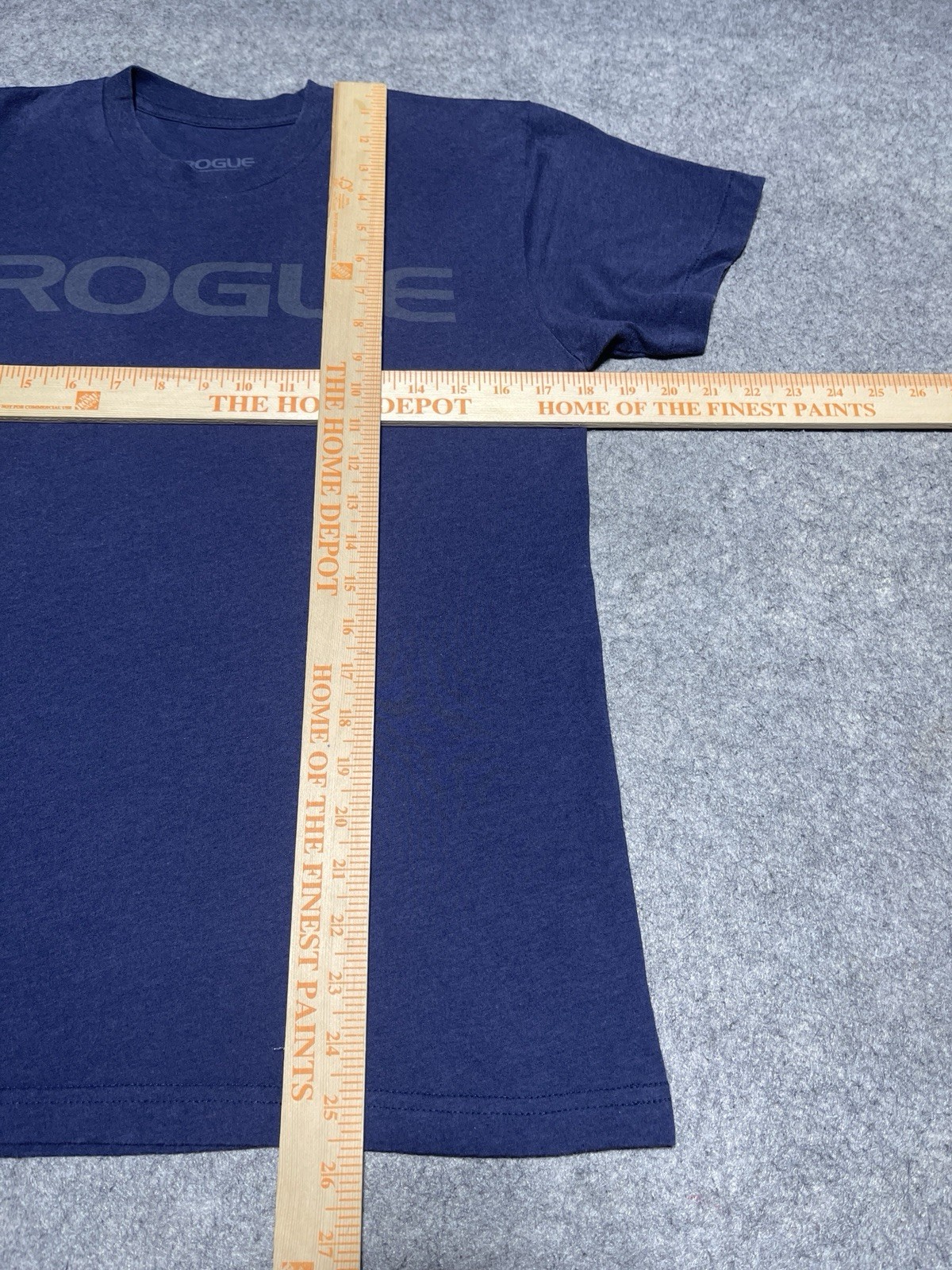 Rogue Fitness Blue Small Workout Lift Heavy Gym Rat Shirt gallery