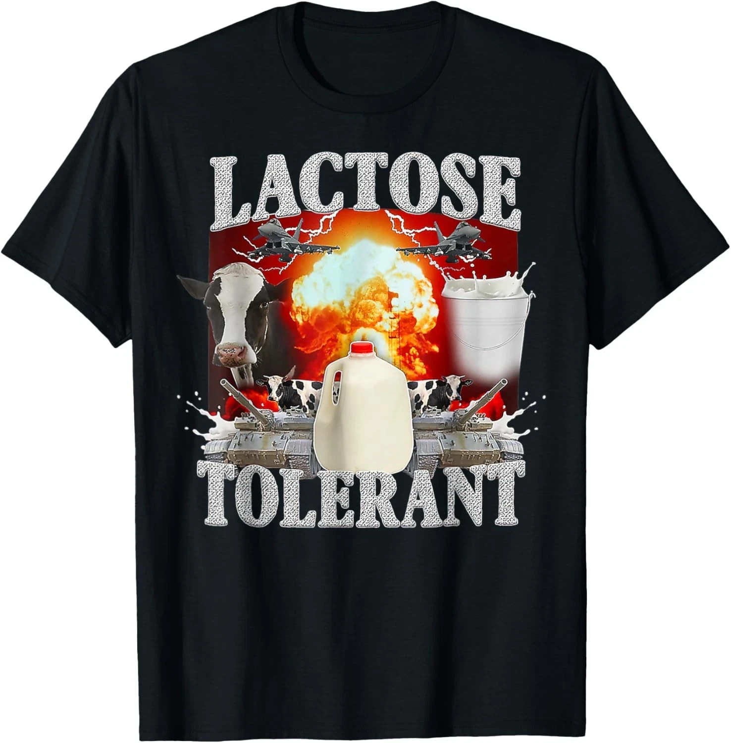 Lactose Tolerant Funny Trending Meme T-Shirt gallery